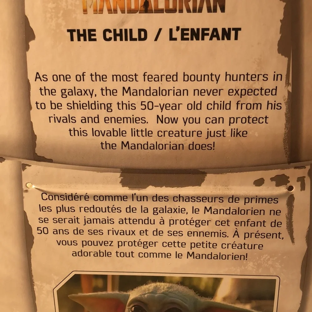 Star Wars the mandalorian baby alien yoda) plush - Picture 7 of 10